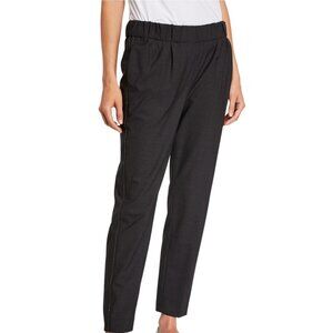 Brunello Cucinelli Black Pants Monili Side Stripe Pull On Pant Size 8